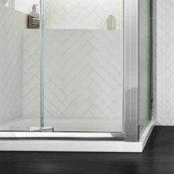 Harbour I6 700 Bi-Fold Shower Door - 6mm Glass 15 Harbour I6 700 Bi-Fold Shower Door - 6mm Glass -TAP WAREHOUSE Shop harbour i6 easyclean 6mm bifold door side panel shower enclosure lifestyle4