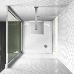 Harbour I6 Easy Clean 6mm Pivot 700mm Shower Door & 700mm Side Panel 16 Harbour I6 Easy Clean 6mm Pivot 700mm Shower Door & 700mm Side Panel -TAP WAREHOUSE Shop harbour i6 easyclean pivot shower door lifestyle2