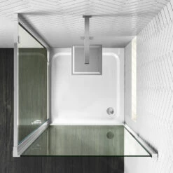 Harbour I6 Easy Clean 6mm Pivot 700mm Shower Door & 700mm Side Panel 15 Harbour I6 Easy Clean 6mm Pivot 700mm Shower Door & 700mm Side Panel -TAP WAREHOUSE Shop harbour i6 easyclean pivot shower door side panel lifestyle2