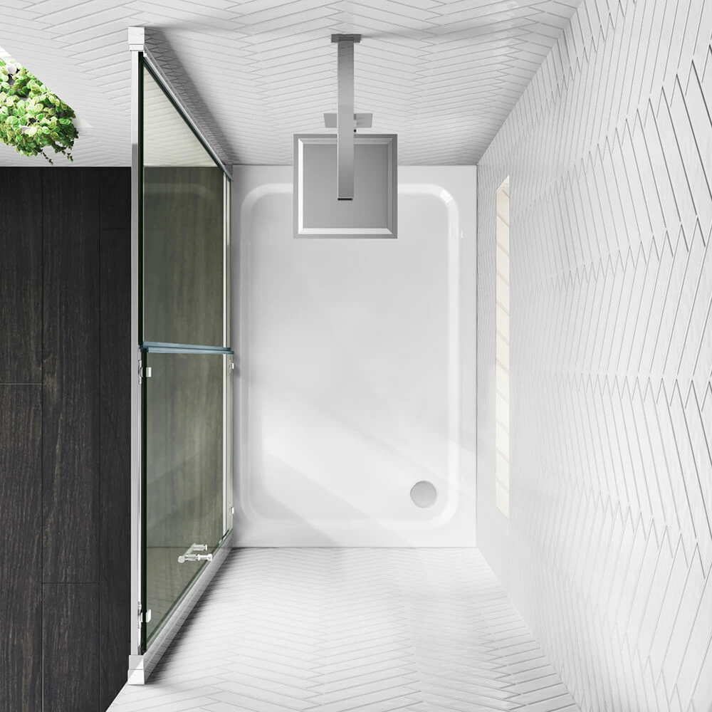 Harbour I6 1100 Universal Sliding Shower Door - 6mm Glass 6 Harbour I6 1100 Universal Sliding Shower Door - 6mm Glass - Image 4