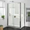 Harbour I6 1100 Universal Sliding Shower Door - 6mm Glass 2 Harbour I6 1100 Universal Sliding Shower Door - 6mm Glass -TAP WAREHOUSE Shop harbour i6 sliding door side panel easy clean lifestyle1
