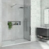 Harbour I8 700 8mm 2m Tall Easy Clean Wetroom Panel 2 Harbour I8 700 8mm 2m Tall Easy Clean Wetroom Panel -TAP WAREHOUSE Shop harbour i8 8mm 2m tall easy clean wetroom walkin glass panel primary lifestyle