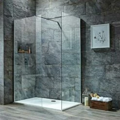 Harbour I8 8mm 2m Tall Wetroom 2 Panel Pack - 1200mm X 1000mm