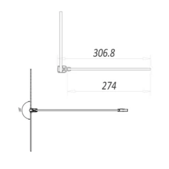 Harbour I8 6mm Flipper Return Panel 7 Harbour I8 6mm Flipper Return Panel -TAP WAREHOUSE Shop harbour i8 8mm flipper panel drawing 1
