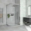 Harbour I8 Easy Clean 1200x900 1-Door Quadrant Shower Enclosure - 8mm Glass -TAP WAREHOUSE Shop harbour i8 easy clean 8mm 1 door quadrant shower enclosure 900x900 primary lifestyle