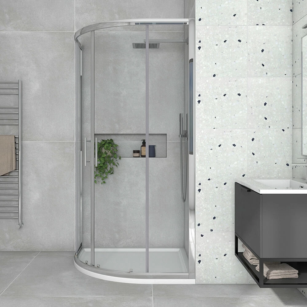 Harbour I8 1000x800 Double Door Quadrant Shower Enclosure - 8mm Glass 4 Harbour I8 1000x800 Double Door Quadrant Shower Enclosure - 8mm Glass - Image 2