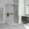 Harbour I8 1000x800 Double Door Quadrant Shower Enclosure - 8mm Glass 2 Harbour I8 1000x800 Double Door Quadrant Shower Enclosure - 8mm Glass -TAP WAREHOUSE Shop harbour i8 easy clean 8mm 2 door quadrant shower enclosure 900x900 primary lifestyle
