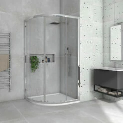 Harbour I8 1000x800 Double Door Quadrant Shower Enclosure - 8mm Glass