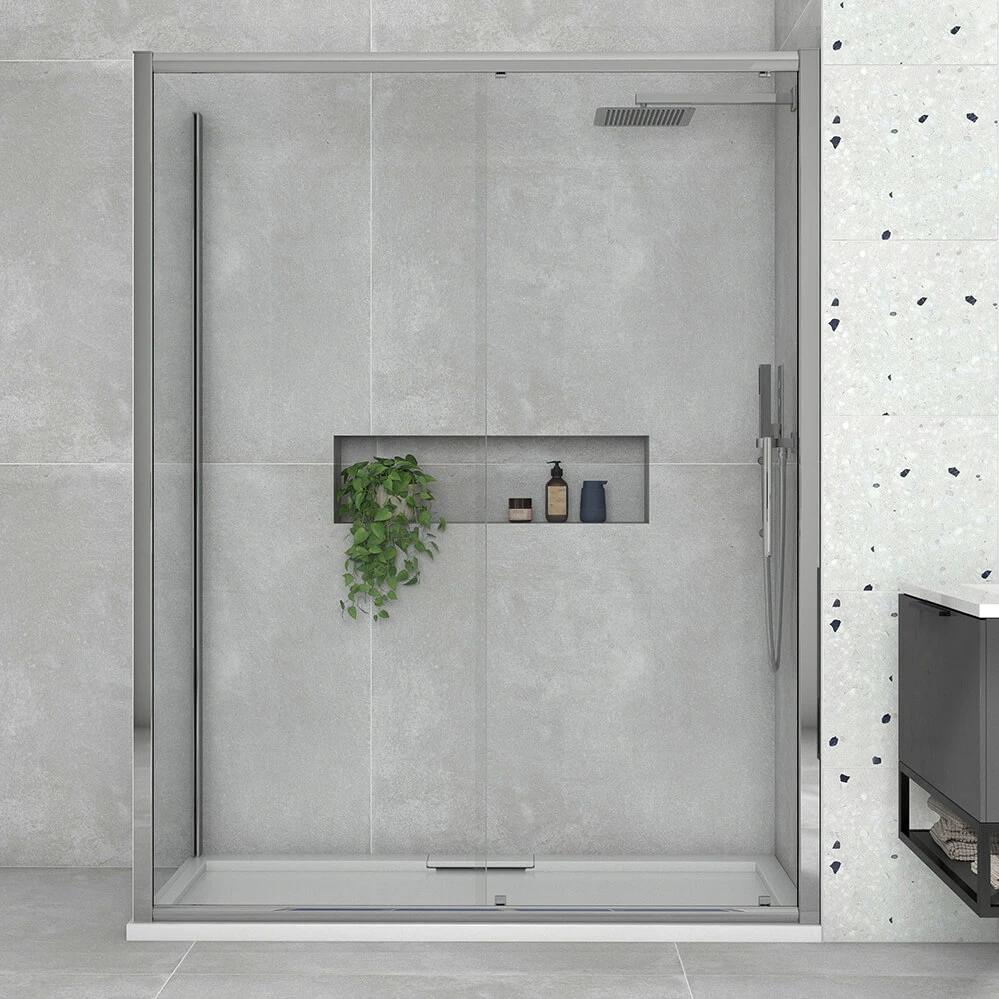 Harbour I8 Easy Clean 8mm Sliding 1000mm Shower Door & 760mm Side Panel 3 Harbour I8 Easy Clean 8mm Sliding 1000mm Shower Door & 760mm Side Panel