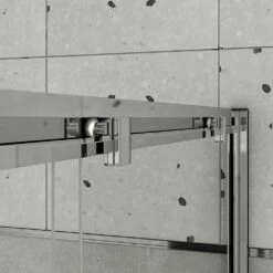 Harbour I8 Easy Clean 8mm Sliding 1000mm Shower Door & 760mm Side Panel 16 Harbour I8 Easy Clean 8mm Sliding 1000mm Shower Door & 760mm Side Panel -TAP WAREHOUSE Shop harbour i8 easy clean 8mm sliding shower door optional side panel lifestyle4