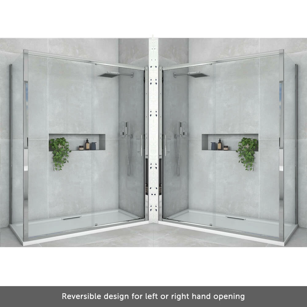 Harbour I8 Easy Clean 8mm Sliding 1000mm Shower Door & 760mm Side Panel 11 Harbour I8 Easy Clean 8mm Sliding 1000mm Shower Door & 760mm Side Panel - Image 9