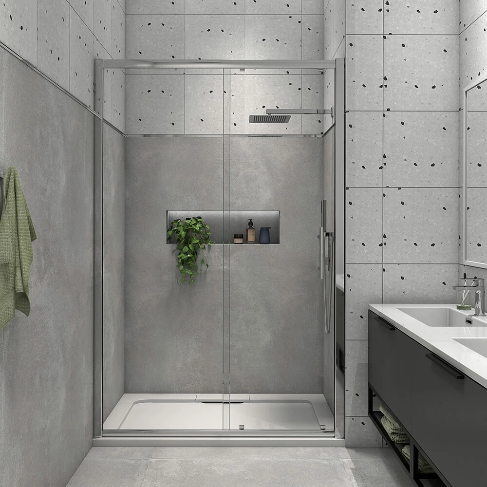 Harbour I8 Easy Clean 8mm Sliding 1000mm Shower Door & 760mm Side Panel 9 Harbour I8 Easy Clean 8mm Sliding 1000mm Shower Door & 760mm Side Panel - Image 7