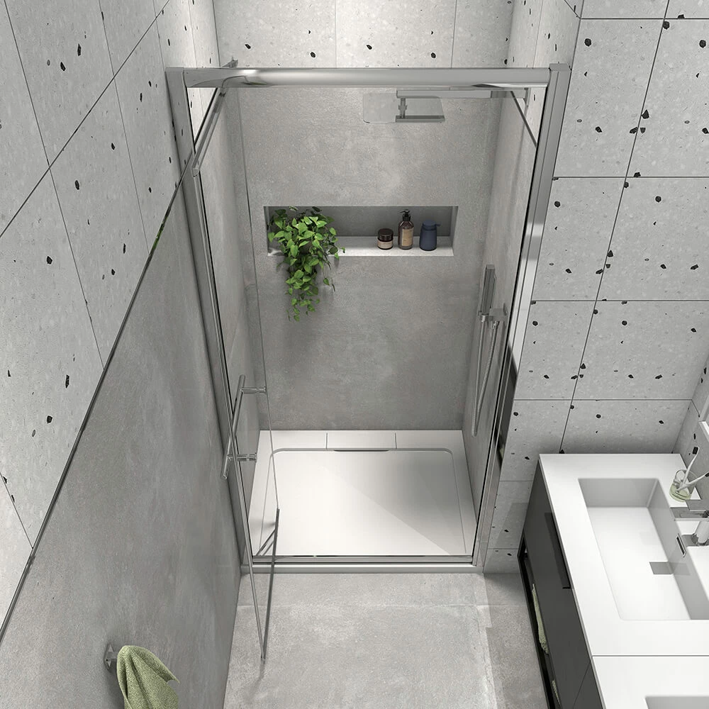 Harbour I8 Easy Clean Infold 8mm 760mm Shower Door & 700mm Side Panel 5 Harbour I8 Easy Clean Infold 8mm 760mm Shower Door & 700mm Side Panel - Image 3