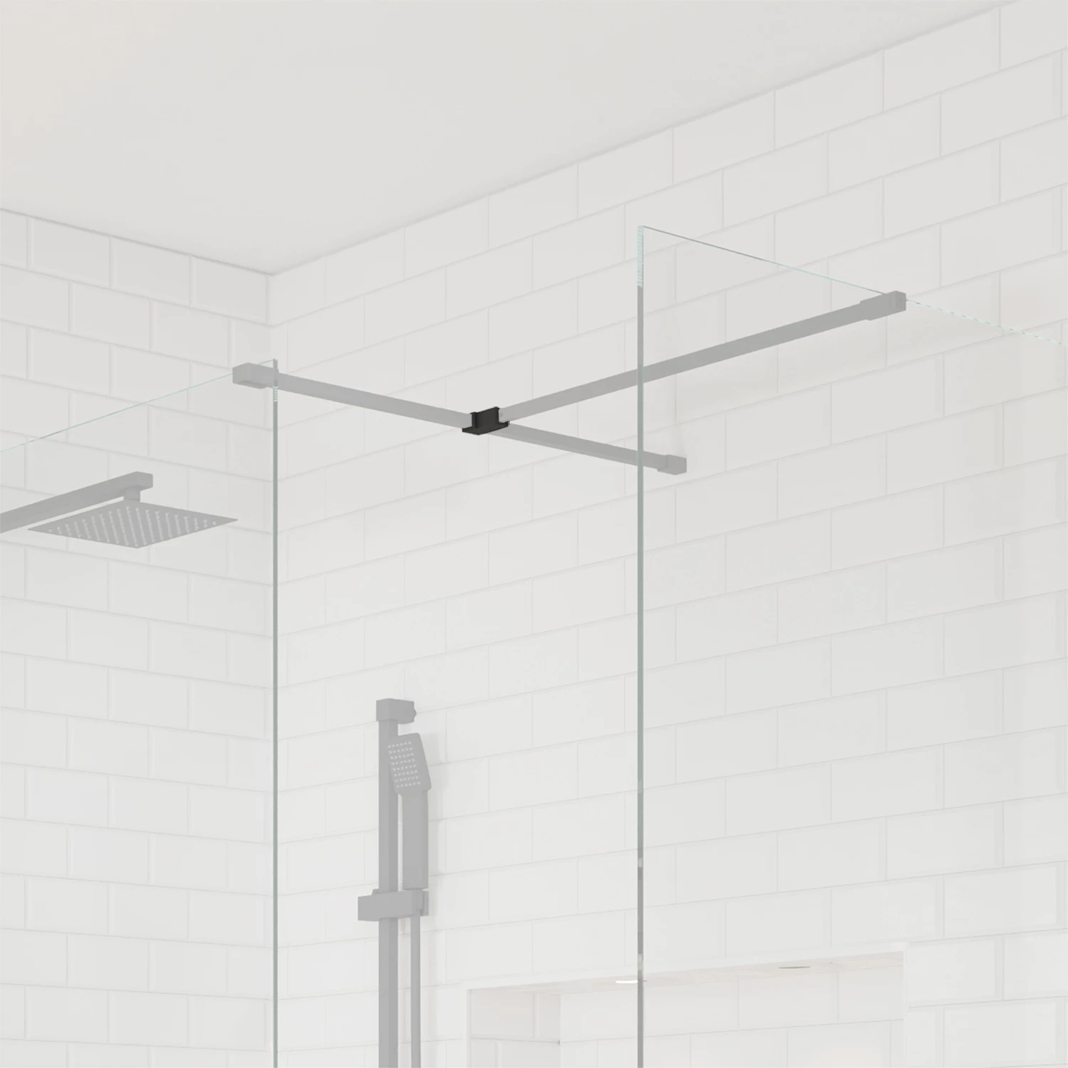 Harbour I8 Matt Black T-Piece Join For 2 Panels 4 Harbour I8 Matt Black T-Piece Join For 2 Panels - Image 2