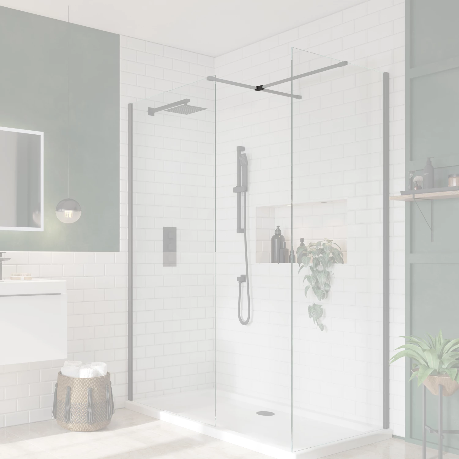 Harbour I8 Matt Black T-Piece Join For 2 Panels 5 Harbour I8 Matt Black T-Piece Join For 2 Panels - Image 3