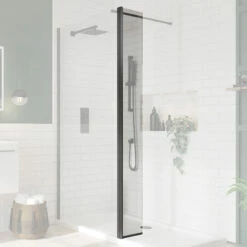 Harbour Matt Black Easy Clean 6mm Flipper Panel