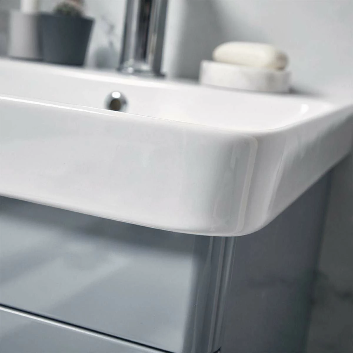 Harbour Identity 500mm Floorstanding Vanity Unit & Basin - Wolf Grey 12 Harbour Identity 500mm Floorstanding Vanity Unit & Basin - Wolf Grey - Image 10
