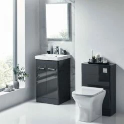 Harbour Identity 500mm Floorstanding Vanity Unit & Basin - Wolf Grey 20 Harbour Identity 500mm Floorstanding Vanity Unit & Basin - Wolf Grey -TAP WAREHOUSE Shop harbour identity floorstanding vanity unit wolf grey