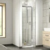 Harbour Primrose 4mm Bi-Fold Shower Door - 1100mm -TAP WAREHOUSE Shop harbour primrose 6mm bifold shower door lifestyle 2