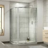 Harbour Primrose 6mm Offset Quadrant - 1200 X 800mm 2 Harbour Primrose 6mm Offset Quadrant - 1200 X 800mm -TAP WAREHOUSE Shop harbour primrose 6mm offset quadrant shower enclosure lifestyle 2
