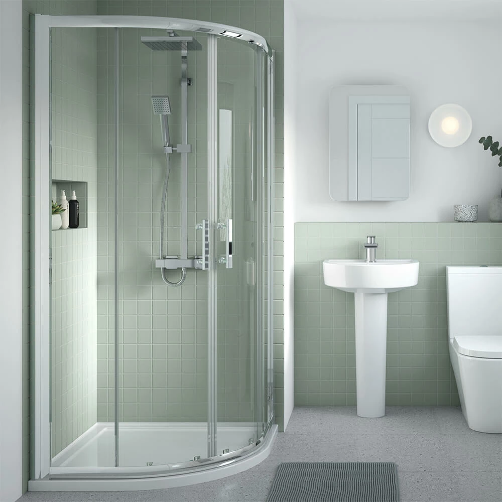 Harbour Primrose 6mm Quadrant Shower Enclosure - 1000mm 3 Harbour Primrose 6mm Quadrant Shower Enclosure - 1000mm