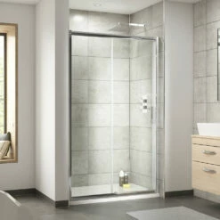 Harbour Primrose 6mm Single Sliding Shower Door 1500mm & Side Panel 760mm