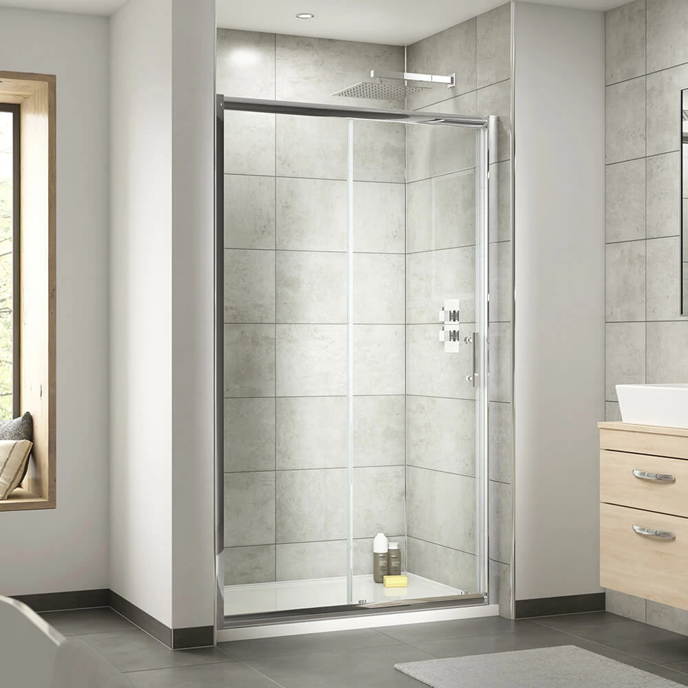 Harbour Primrose 6mm Single Sliding Shower Door 1500mm & Side Panel 760mm 3 Harbour Primrose 6mm Single Sliding Shower Door 1500mm & Side Panel 760mm