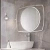 Harbour Scene LED Illuminated Mirror With Glass Surround - H750 X W1000mm -TAP WAREHOUSE Shop harbour scene led mirror with glass surround