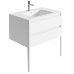 Harbour Serenity 790mm Floorstanding Vanity Unit & Basin - Gloss White