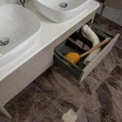 Harbour Serenity 1180mm Floorstanding Unit & Worktop - French Grey -TAP WAREHOUSE Shop harbour serenity floor drawer unit french grey