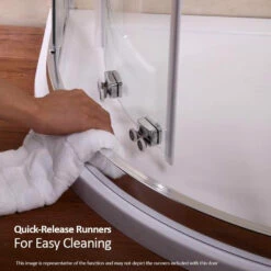 Harbour Primrose 1050mm D Shape Double Door Enclosure 14 Harbour Primrose 1050mm D Shape Double Door Enclosure -TAP WAREHOUSE Shop harbour shower enclosure quick release runners 1