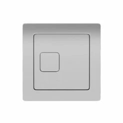 Drench Square Dual Flush Button - Brushed Brass