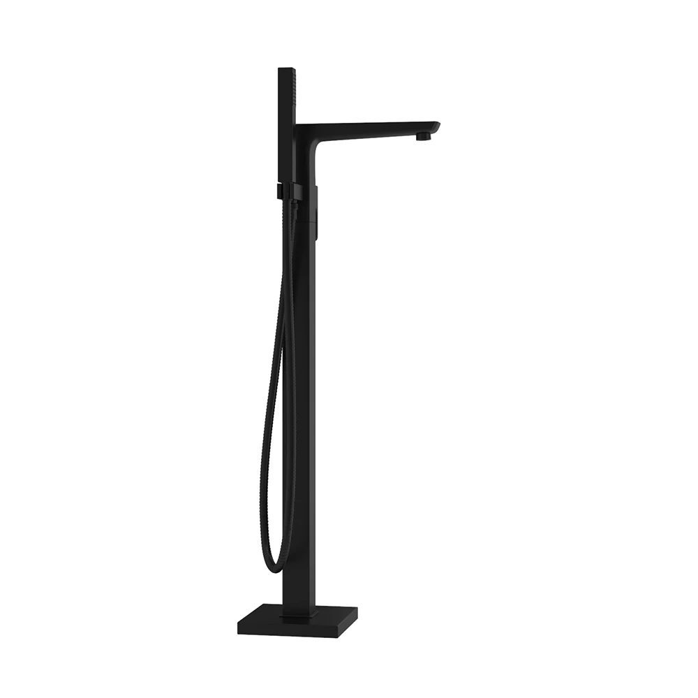 Harbour Status Matt Black Floorstanding Bath Shower Mixer Tap 5 Harbour Status Matt Black Floorstanding Bath Shower Mixer Tap - Image 3
