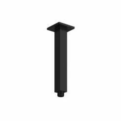 Harbour Status Matt Black Concealed Shower Valve, Fixed Ceiling Mounted Head & Overflow Bath Filler 11 Harbour Status Matt Black Concealed Shower Valve, Fixed Ceiling Mounted Head & Overflow Bath Filler -TAP WAREHOUSE Shop harbour status black ceiling mounted shower arm