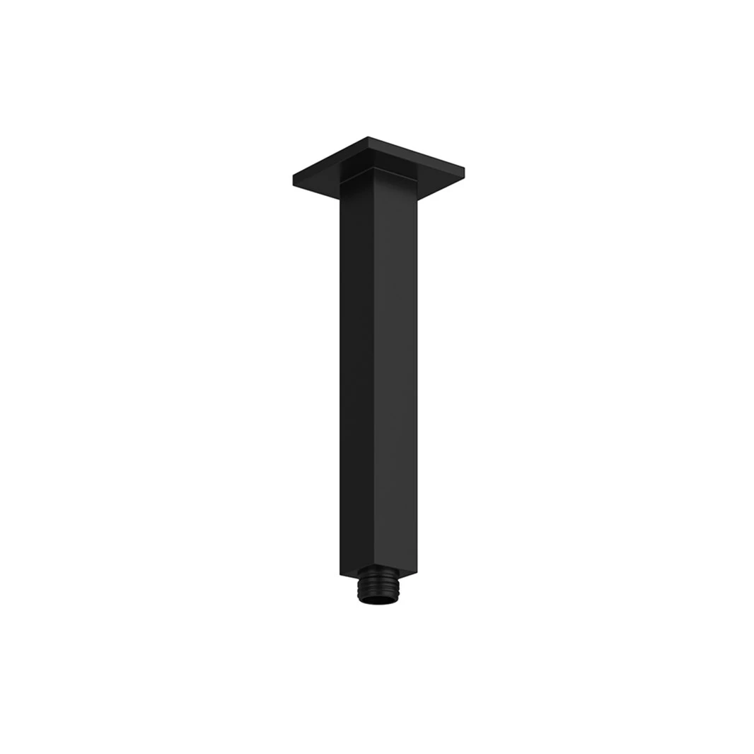 Harbour Status Matt Black Concealed Shower Valve, Fixed Ceiling Mounted Head & Overflow Bath Filler 6 Harbour Status Matt Black Concealed Shower Valve, Fixed Ceiling Mounted Head & Overflow Bath Filler - Image 4