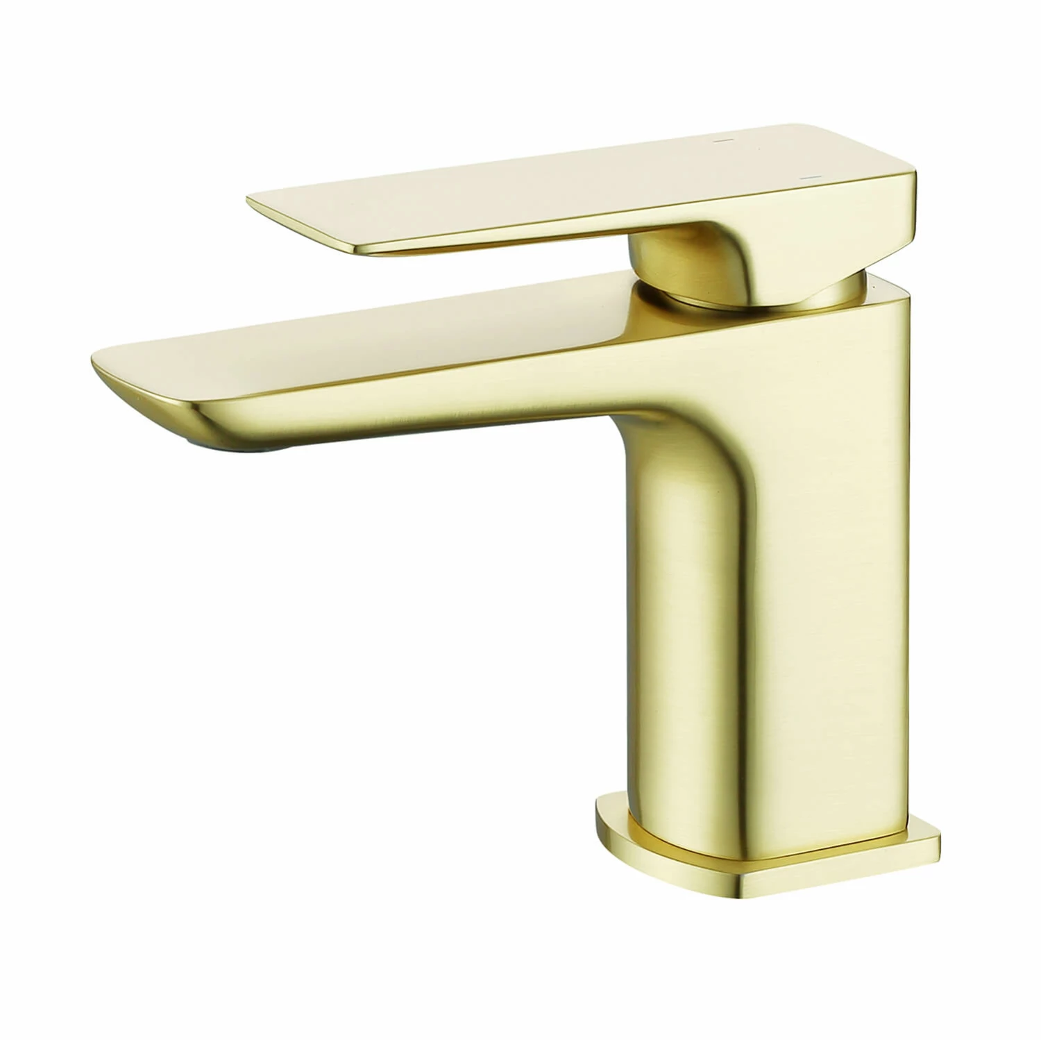 Harbour Status Brushed Brass WRAS Approved Mono Basin Mixer Tap & Waste 5 Harbour Status Brushed Brass WRAS Approved Mono Basin Mixer Tap & Waste - Image 3