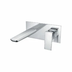 Harbour Status Chrome Wall Mounted Basin Mixer Tap