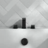 Harbour Status Matt Black 3 Hole Bath Mixer Tap 1 Harbour Status Matt Black 3 Hole Bath Mixer Tap -TAP WAREHOUSE Shop harbour status matt black 3hole bath mixer lifestyle1