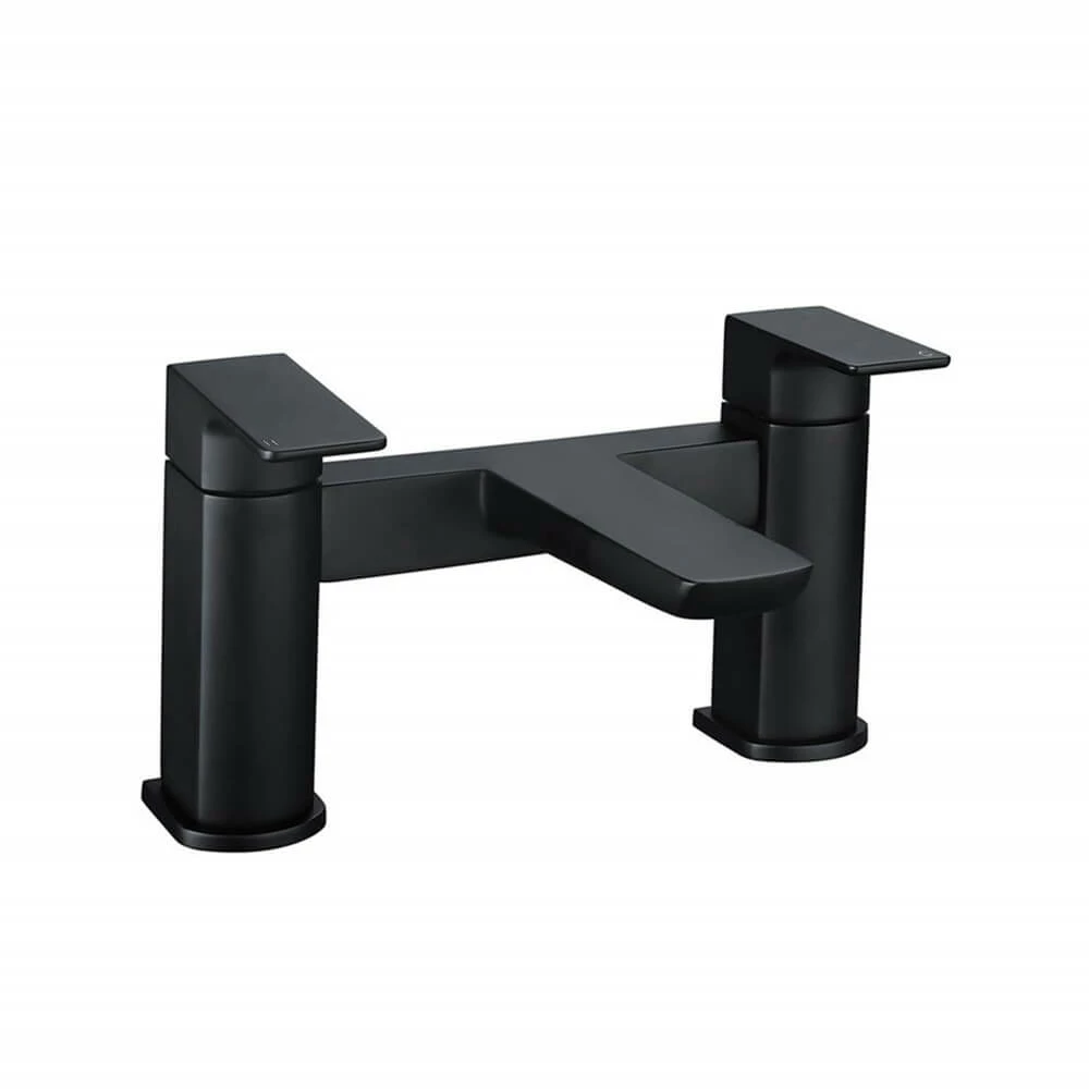 Harbour Status Matt Black Bath Mixer Tap 4 Harbour Status Matt Black Bath Mixer Tap - Image 2