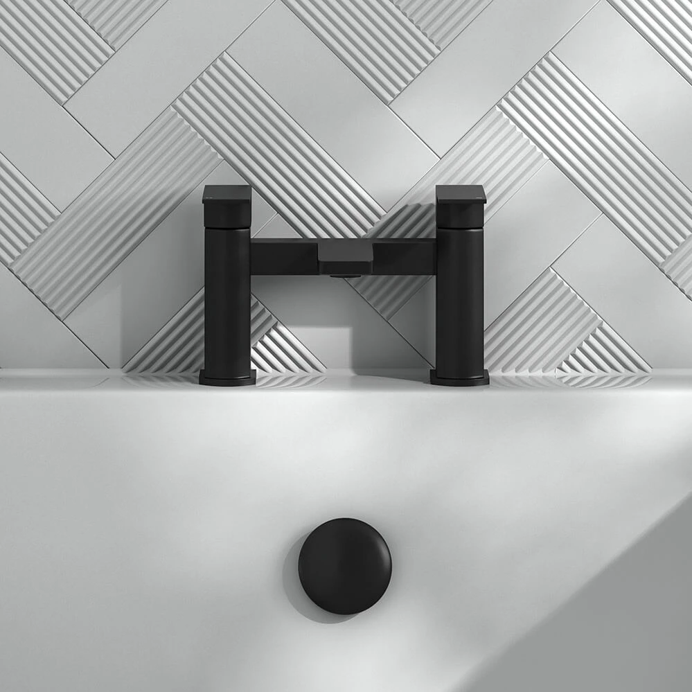 Harbour Status Matt Black Bath Mixer Tap 3 Harbour Status Matt Black Bath Mixer Tap