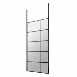Vellamo City 8mm Easy Clean Matt Black Framed Freestanding Walk In Panel & Ceiling Posts - 700mm 20 Vellamo City 8mm Easy Clean Matt Black Framed Freestanding Walk In Panel & Ceiling Posts - 700mm -TAP WAREHOUSE Shop harbour status matt black framed freestanding walk in panel ceiling posts 800mm 900mm cutout
