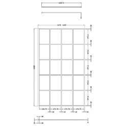 Vellamo City 8mm Easy Clean Matt Black Framed Walk In 2 Panel Pack - 800mm & 1100mm -TAP WAREHOUSE Shop harbour status matt black framed wetroom screen 1200mm technical drawing