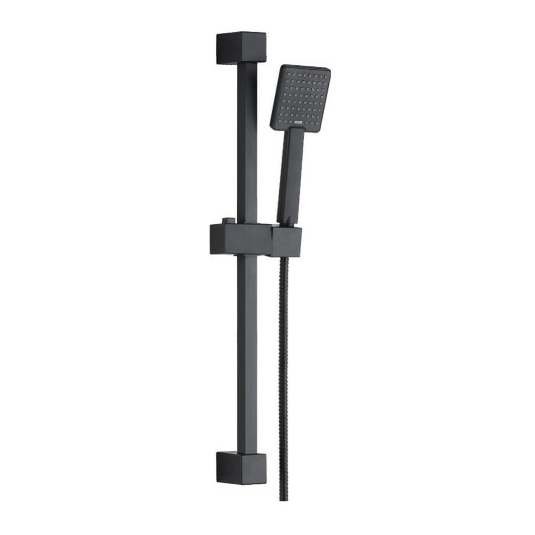 Harbour Status Matt Black Concealed Shower Valve, Shower Riser Rail Kit & Overflow Bath Filler 5 Harbour Status Matt Black Concealed Shower Valve, Shower Riser Rail Kit & Overflow Bath Filler - Image 3