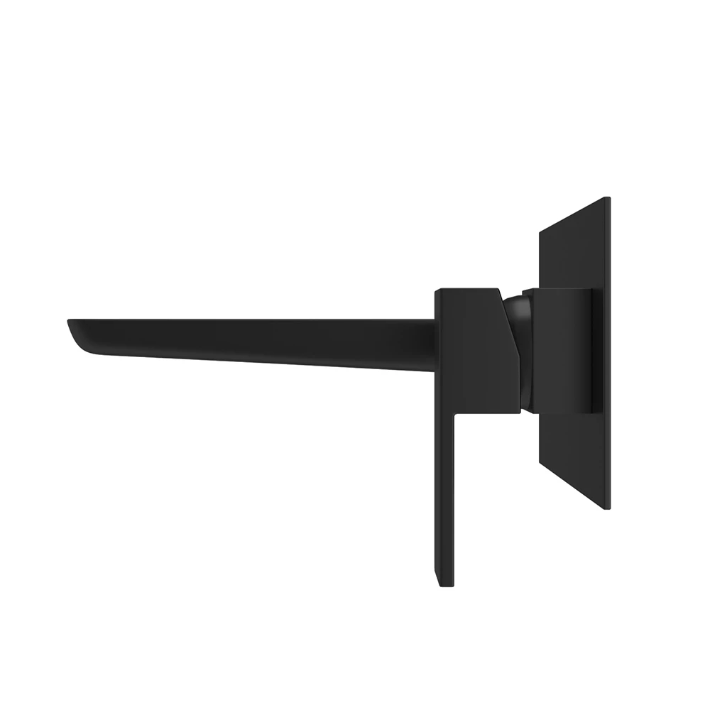 Harbour Status Matt Black Wall Mounted Bath Mixer Tap 6 Harbour Status Matt Black Wall Mounted Bath Mixer Tap - Image 4