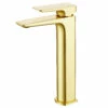 Harbour Status Tall Basin Mixer Tap - Brushed Brass
