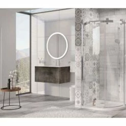 Harbour Substance 900mm 1 Drawer Wall Mounted Vanity Unit & Black Basin - Concrete Effect 19 Harbour Substance 900mm 1 Drawer Wall Mounted Vanity Unit & Black Basin - Concrete Effect -TAP WAREHOUSE Shop harbour substance 90cm wall 1xdrawer unit metallic