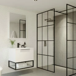 Harbour Virtue Mirror With Matt Grey Frame - 800 X 600mm 29 Harbour Virtue Mirror With Matt Grey Frame - 800 X 600mm -TAP WAREHOUSE Shop harbour virtue matt white bathroom furniture lifestyle