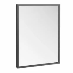 Harbour Virtue Mirror With Matt Grey Frame - 800 X 600mm 23 Harbour Virtue Mirror With Matt Grey Frame - 800 X 600mm -TAP WAREHOUSE Shop harbour virtue mirror 800x600 matt grey cutout