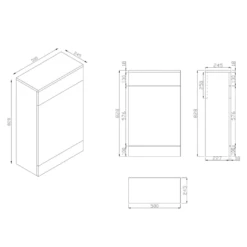 Harbour Virtue WC Unit - Matt White -TAP WAREHOUSE Shop harbour virtue wc unit tech