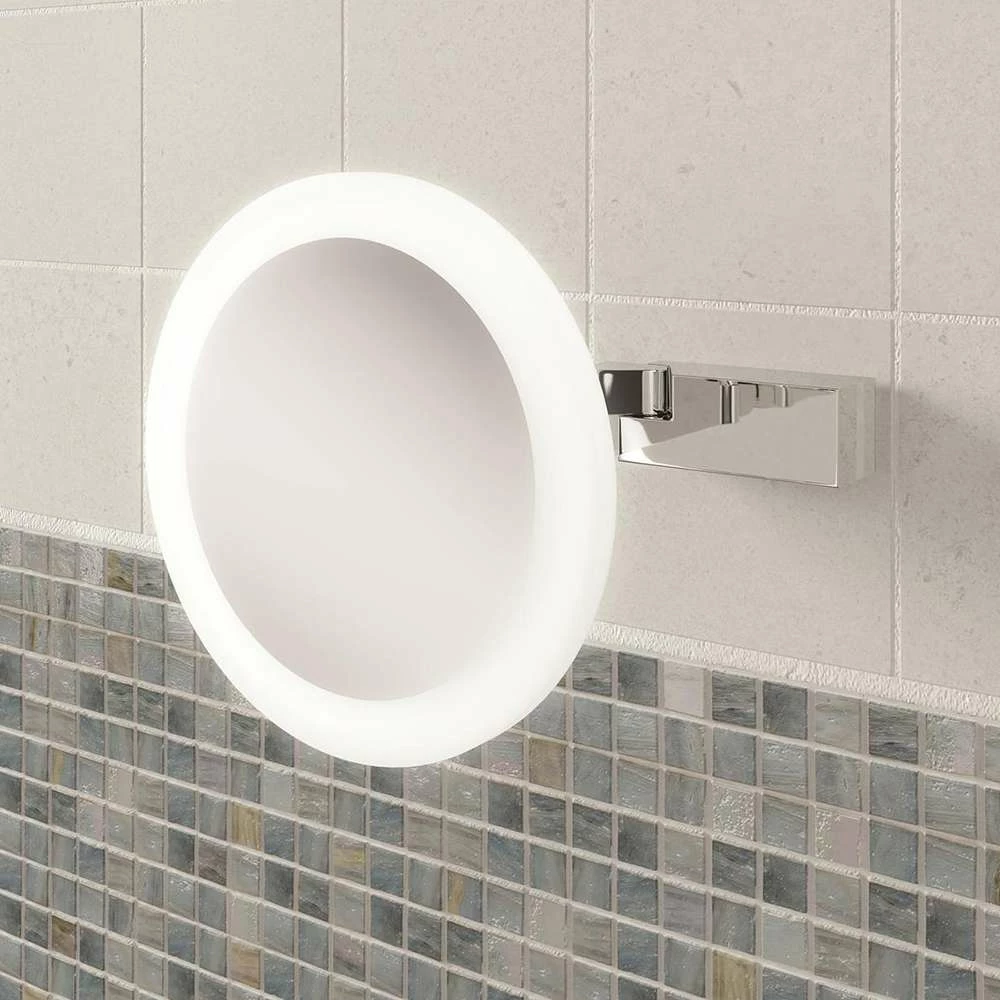 HIB Libra Magnifying LED Illuminated Mirror - 200 X 200mm 3 HIB Libra Magnifying LED Illuminated Mirror - 200 X 200mm
